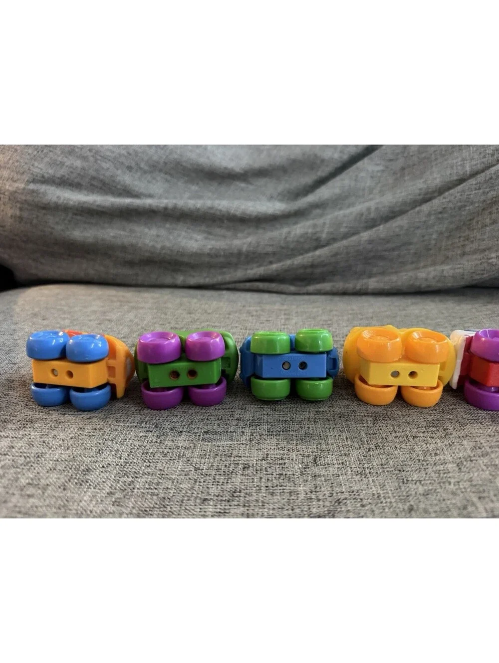 Playskool Tonka Lil Chuck and Friends Toy Car Lot of 7 Mini Chunky Soft Vehicles